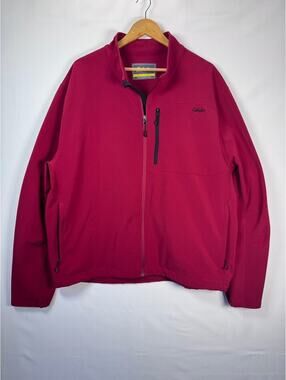 Cabela’s Women’s 2XL Softshell Jacket Fleece Lined Gorpcore Hiking Red